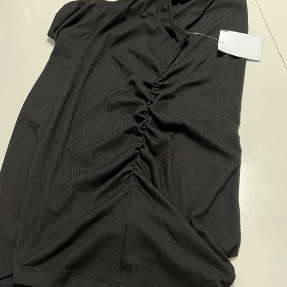 NWT Capsule121 TheBopp Black Ruched Side Tank Top Size M - Picture 8 of 8